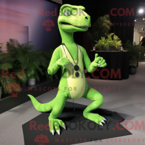 Limegrøn Velociraptor...