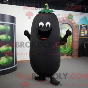 Black Zucchini mascot...