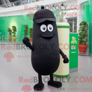 Black Zucchini mascot...