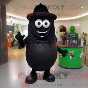 Black Zucchini mascot...