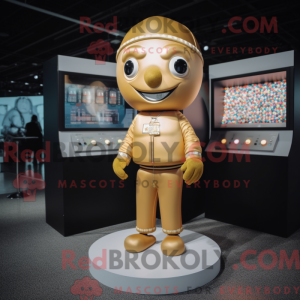 Gold Gumball Machine maskot...