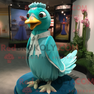 Turquoise Quail mascot...