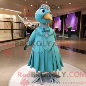 Turquoise Quail mascot...