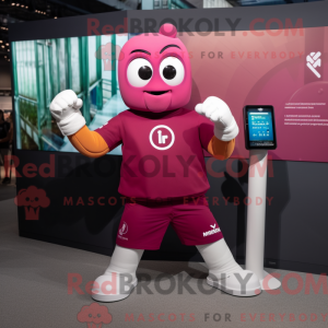 Disfraz de mascota Magenta...