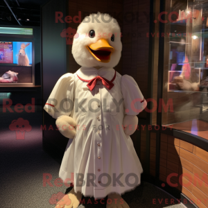Zwanen mascottekostuum...