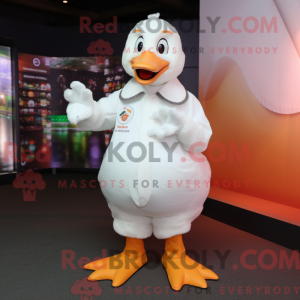 Swans maskot kostyme kledd...