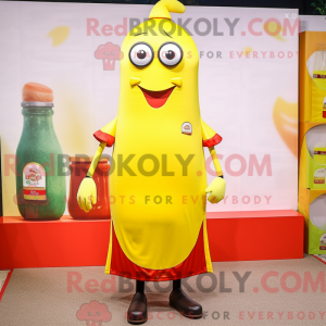 Citrongul flaske ketchup...
