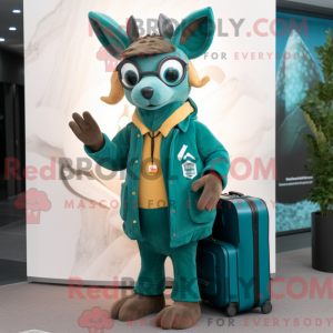 Disfraz de mascota Teal...