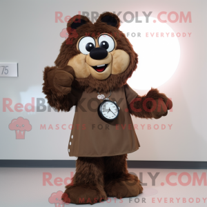 Brown But mascottekostuum...