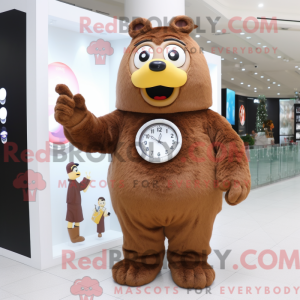 Brown But mascottekostuum...