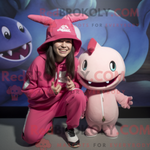 Disfraz de mascota Pink...