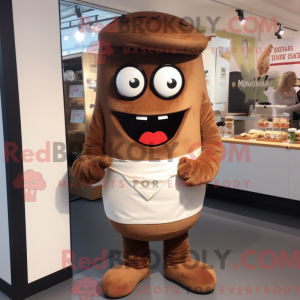 Brown Steak mascottekostuum...