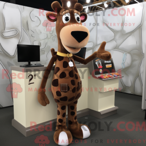 Costume mascotte de girafe...