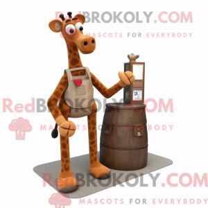 Costume mascotte de girafe...