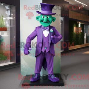 Lilla Leprechaun Hat maskot...