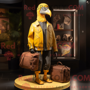 Yellow Vulture mascot...
