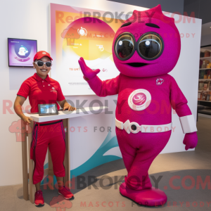 Postava maskota Magenta...