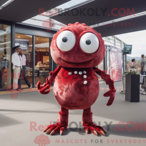 Maroon Crab Cakes maskot...