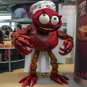 Maroon Crab Cakes maskot...