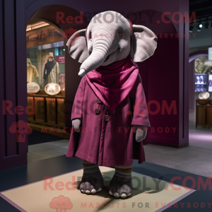 Bordowa maskotka Elephant...