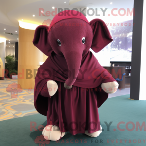 Máscara de elefante marrom...