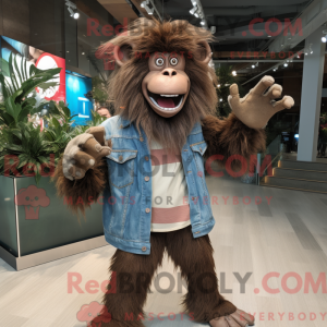 Costume mascotte de babouin...