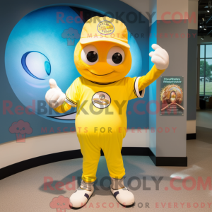 Postava maskota Yellow Ray...
