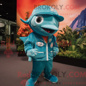 Costume mascotte de saumon...