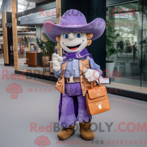 Lavender Cowboy Maskottchen...