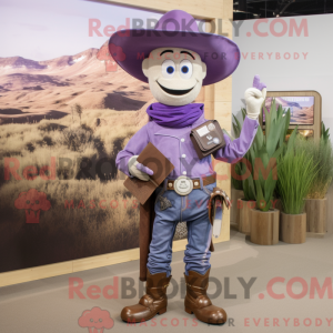 Lavendel Cowboy maskot...