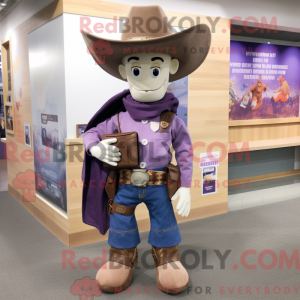 Máscara de cowboy Lavendel...