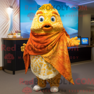 Gold Fish And Chips mascot...