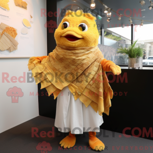 Postava maskota Gold Fish...