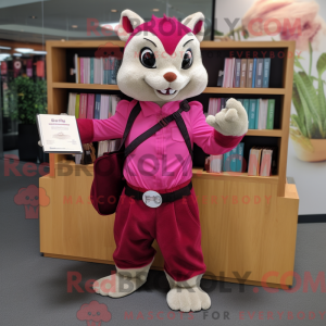 Disfraz de mascota Magenta...