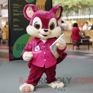 Disfraz de mascota Magenta...