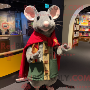 Rottemaskotdraktfigur kledd...