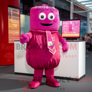 Disfraz de mascota Magenta...