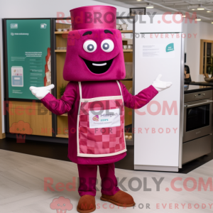 Disfraz de mascota Magenta...