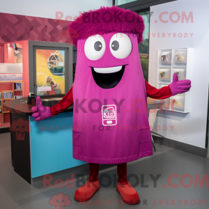 Disfraz de mascota Magenta...