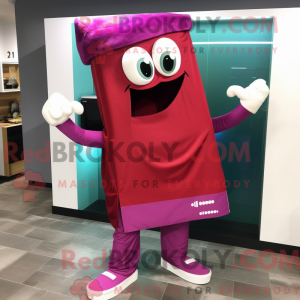 Postava maskota Magenta...