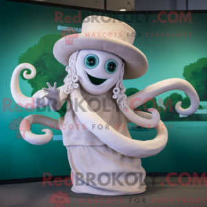 Creme Medusa maskot kostume...