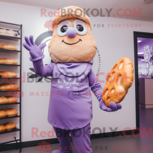 Lavendel-Croissant-Maskottc...