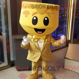 Maskottchenkostüm Gold...
