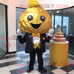 Maskottchenkostüm Gold...