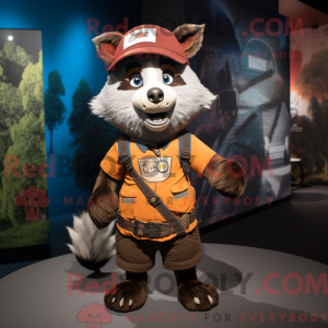 Rust tvättbjörn maskot...