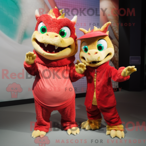 Drage maskot kostume...