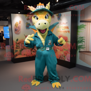 Draak mascotte kostuum...