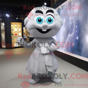 Grå forlovelsesring maskot...