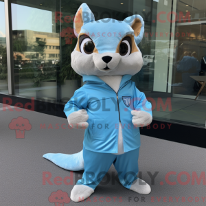 Postava maskota Sky Blue...