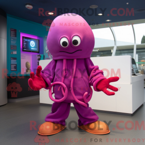 Costume mascotte de poulpe...
